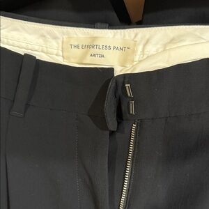 Aritzia Midnight Black Effortless Trousers